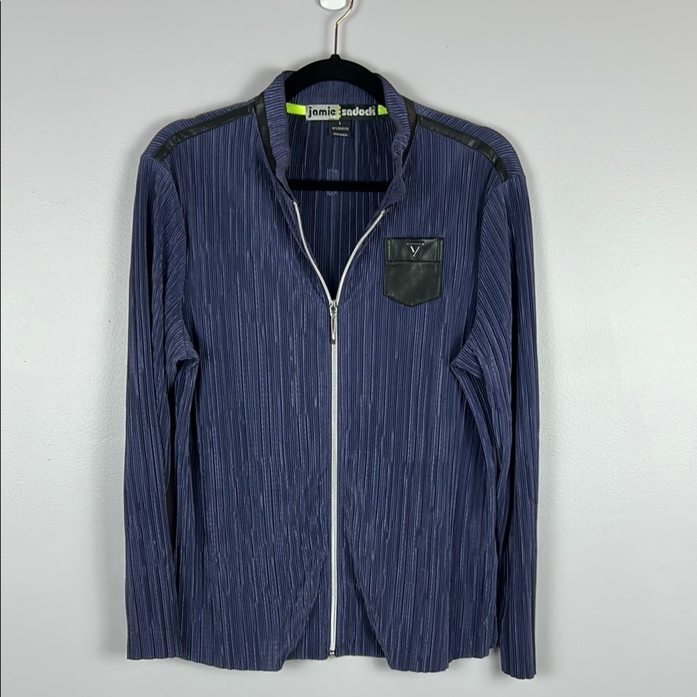 Jamie Sadock Athletic Golf Full Zip Crunch Long Sleeve Jacket Large Purple - Picture 2 of 13